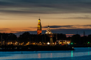 Skyline Enkhuizen avond - Henk Visser Fotografie